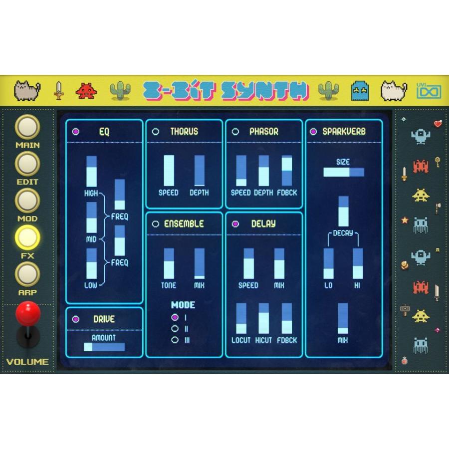 追跡付★UVI/8-Bit Synth【オンライン納品】