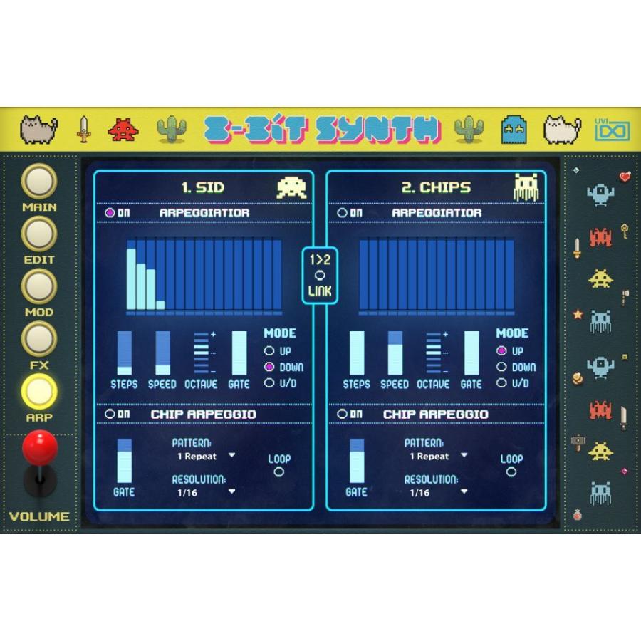 追跡付★UVI/8-Bit Synth【オンライン納品】