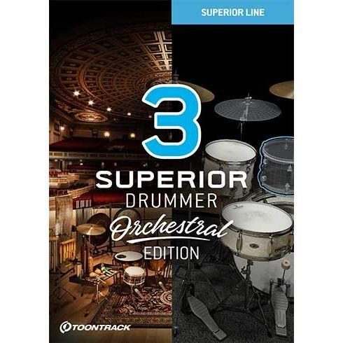 TOONTRACK/SUPERIOR DRUMMER 3 ORCHESTRAL EDITION【オンライン納品