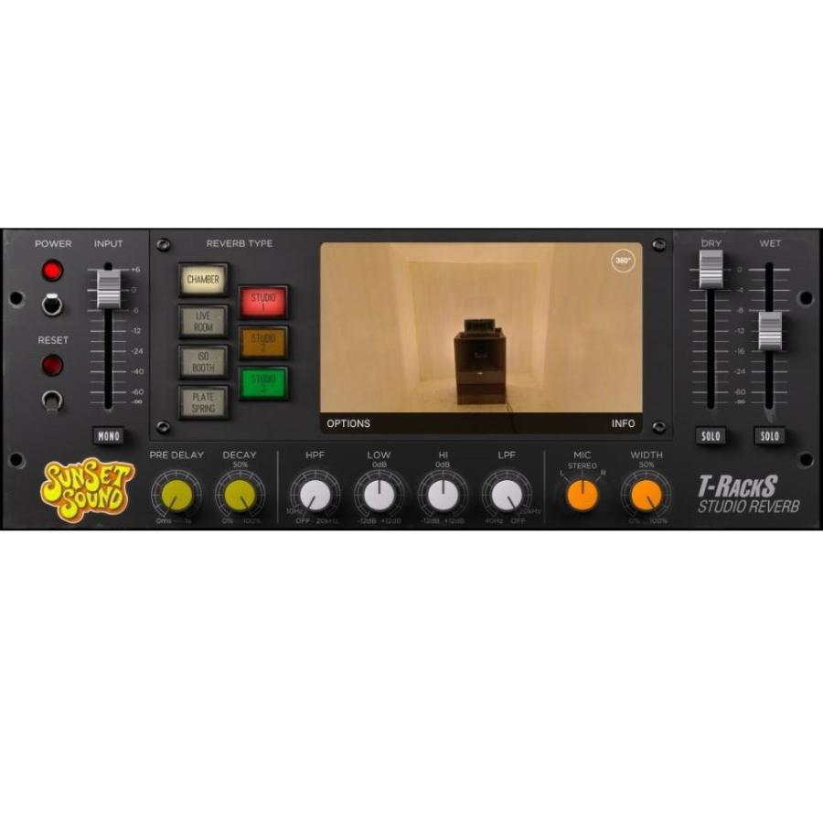 IK Multimedia/T-RackS Sunset Sound Studio Reverb【オンライン納品