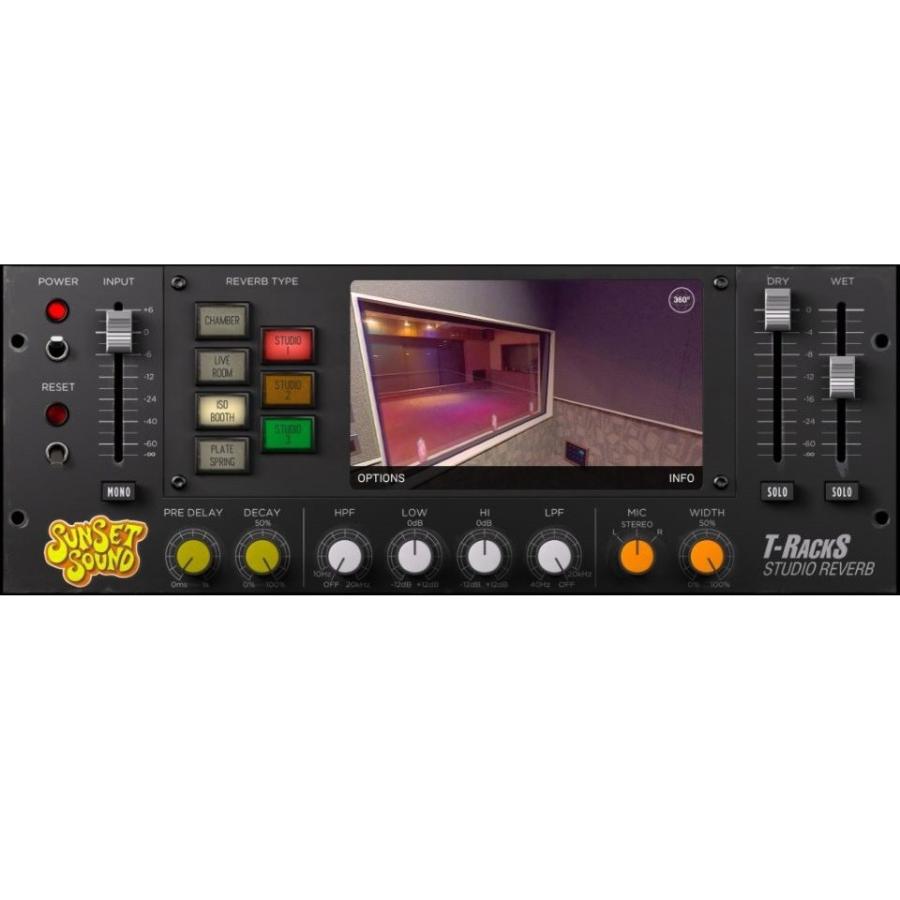 IK Multimedia/T-RackS Sunset Sound Studio Reverb【オンライン納品