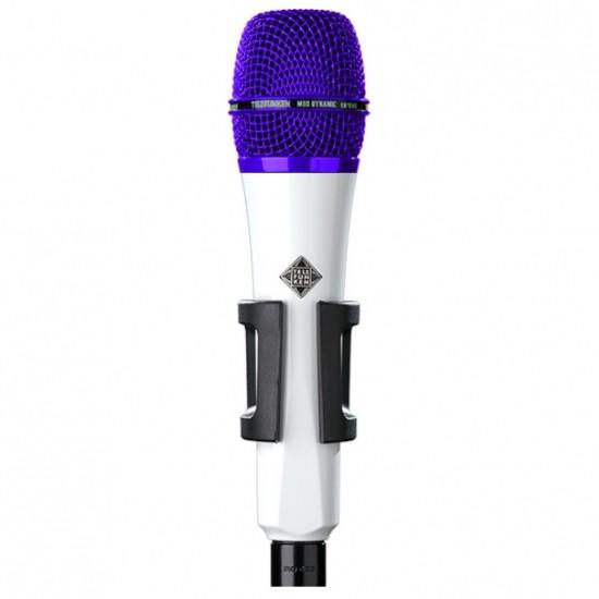 TELEFUNKEN Elektroakustik/M80 White ＆ パープルグリル 楽器、手芸、コレクション-楽器、器材-コンデンサーマイク