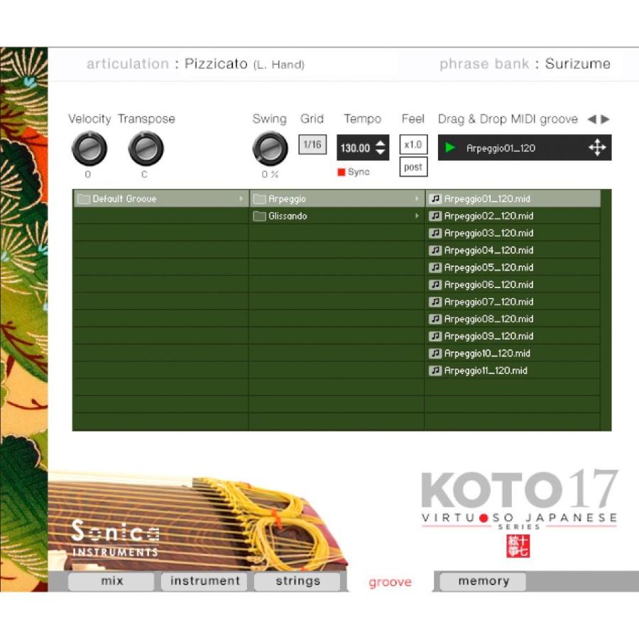 Sonica Instruments/KOTO 17 Virtuoso Japanese Series【ソフトウェア音源】【オンライン納品】【在庫あり】｜mmo｜06