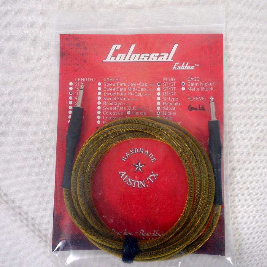 楽器ケーブル Colossal SweetFats 約3m30㎝ Colossal Cable/SWEETFATS INSTRUMENT CABLE 11FT Straight