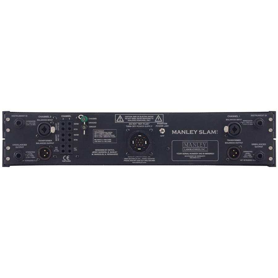 配信機器・PA機器・レコーディング機器 Manley SLAM! Stereo Limiter & Mic Pre Manley SLAM!® Stereo Limiter and Mic Preamp — Manley