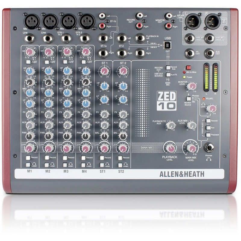 【動作確認済み】ALLEN&HEATH / ZED-10 アナログミキサー Allen&Heath/ZED-10 : 宮地楽器Yahoo!店 - 通販 - Yahoo!ショッピング