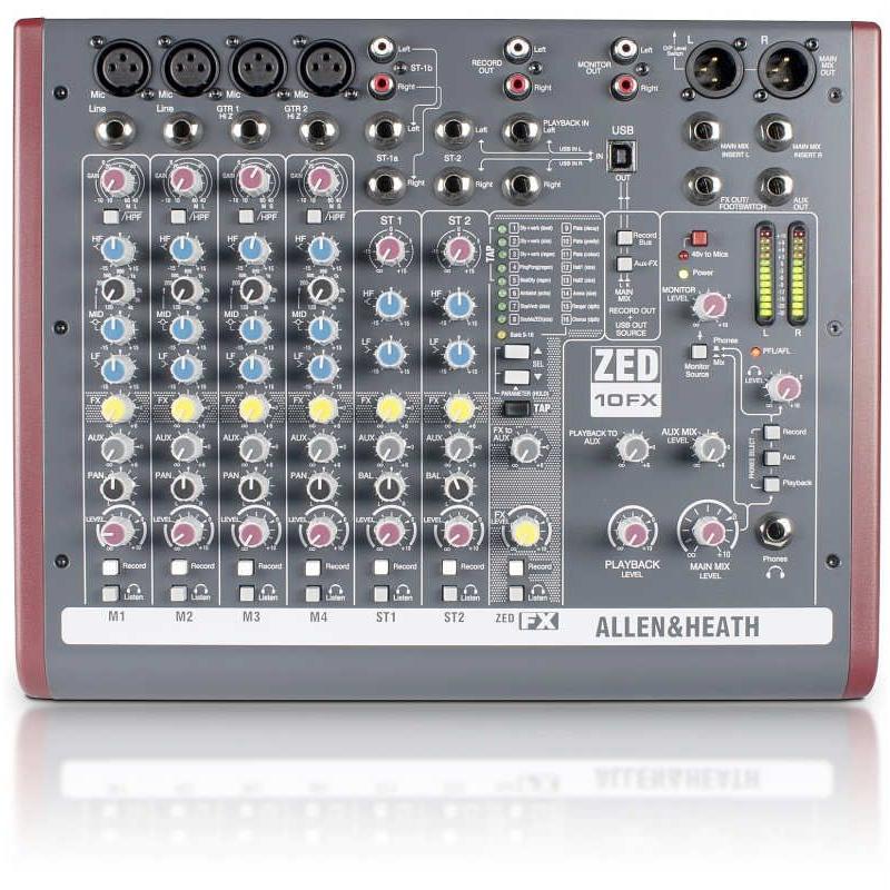 配信機器・PA機器・レコーディング機器 ALLEN&HEATH ZED-10FX ZEDi-10FX - ALLEN & HEATH - ヒビノインターサウンド株式会社