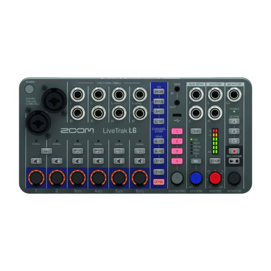 ZOOM/LiveTrak L6【在庫あり】 : 宮地楽器Yahoo!店 - 通販 - Yahoo
