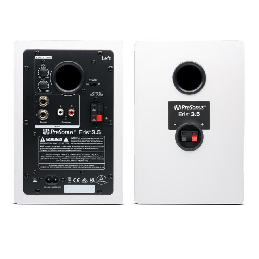 PreSonus/ERIS 3.5 2nd Gen WHITE (Pair) : 宮地楽器Yahoo!店