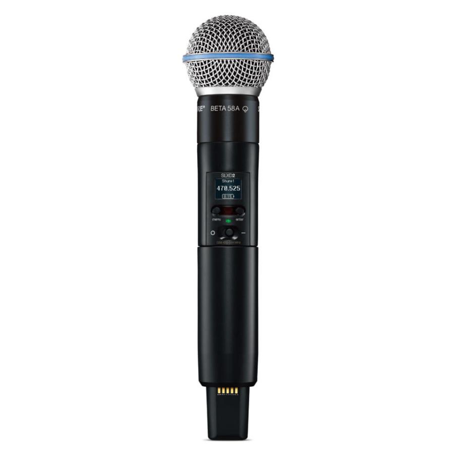 SLXD24/Beta58Aハンドヘルド型送信機付属ワイヤレスシステム SLXD24/B58 - Wireless System with Beta®58A Handheld