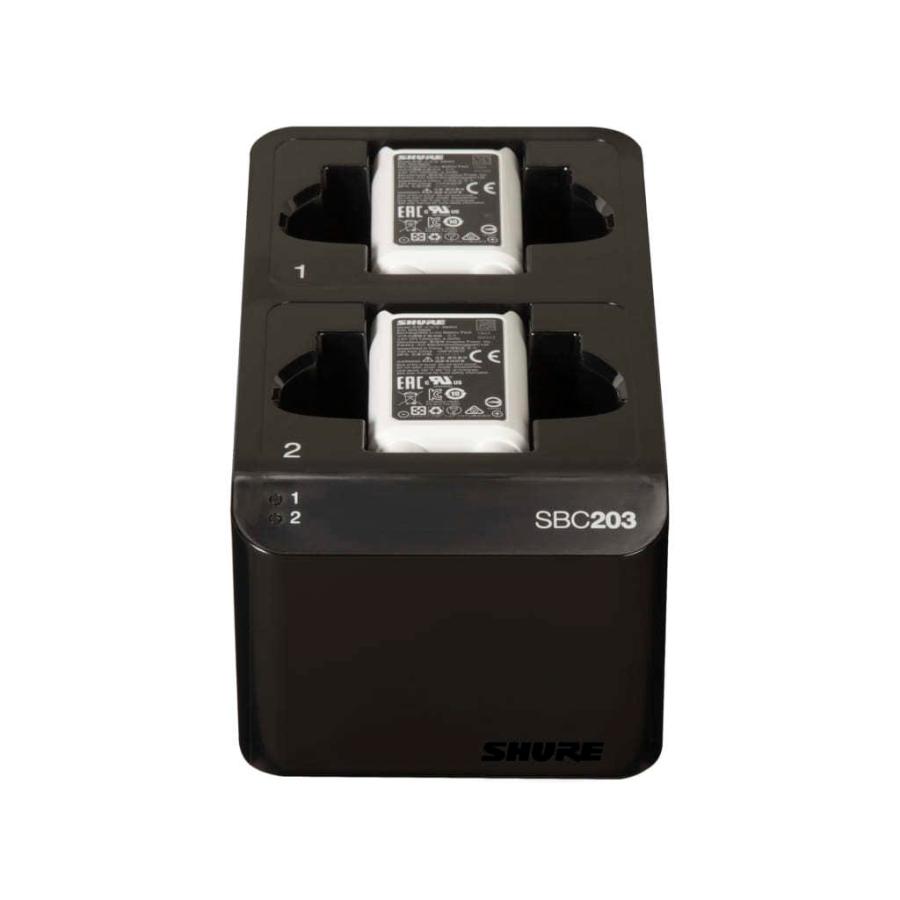SHURE/SBC203【SLX-D専用リチウムイオン充電池用デュアルドッキング