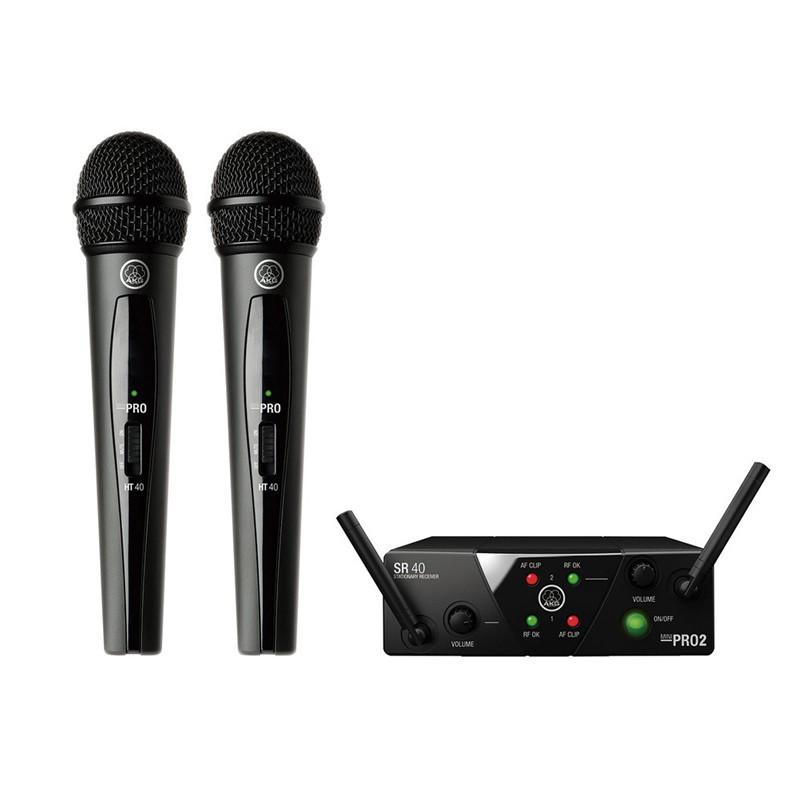 AKG/WMS40 PRO MINI2 VOCAL SET DUAL レコーディング、PA機材-楽器、手芸、コレクション-楽器、器材