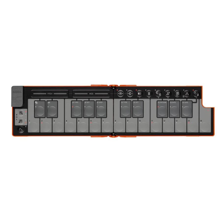 KORG nanoKEY Fold オレンジ KORG(コルグ) nanoKEY Fold Lava Orange | Rock oN Line eStore