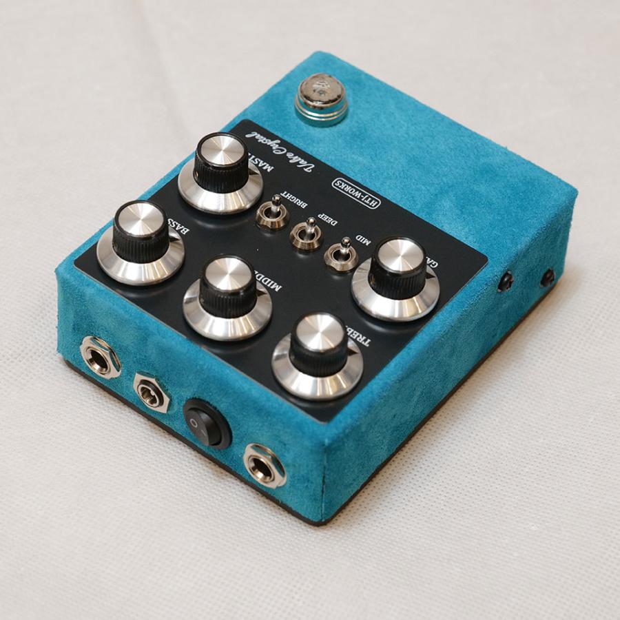 HTJ-WORKS/Valve Crystal 12AX7 Tube Preamp Black Top Light Blue