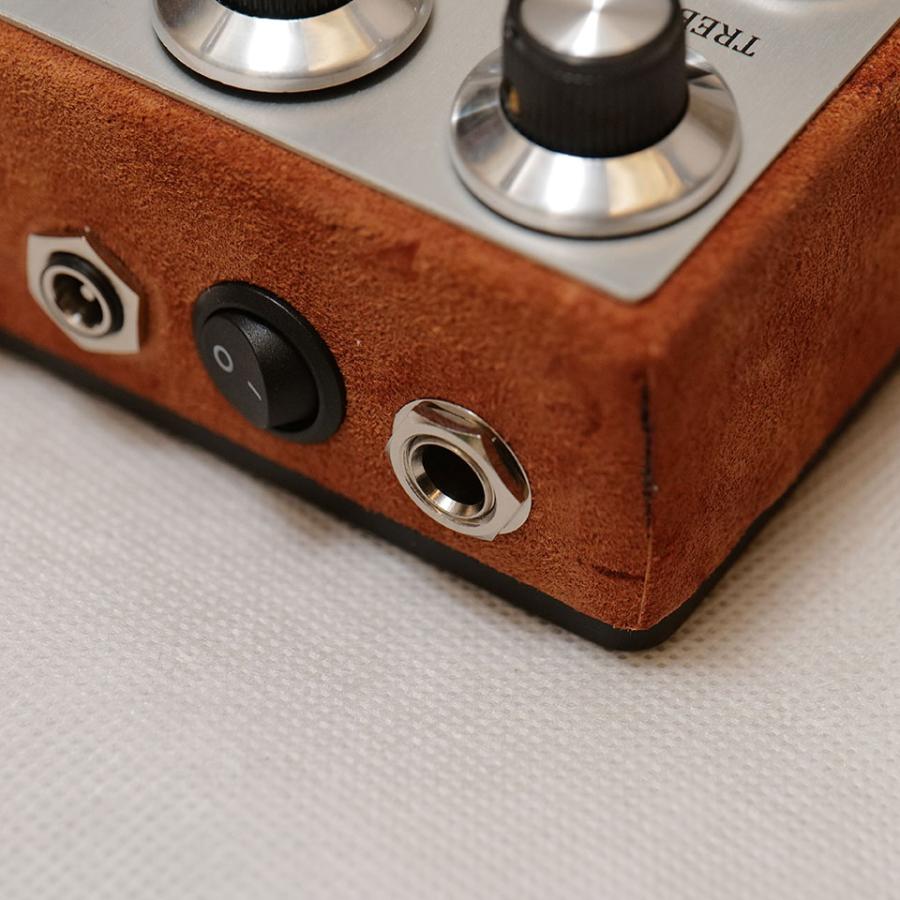 HTJ-WORKS/Valve Crystal 12AX7 Tube Preamp Silver Top Brown Suede