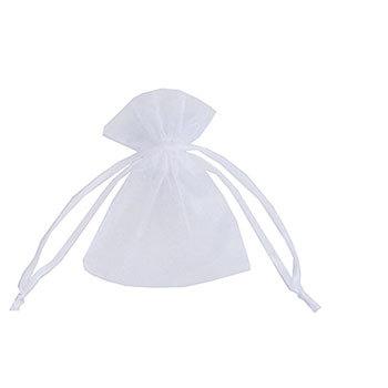 シアーバッグ・ホワイト・S／10枚 バスソルト アクセサリーを入れて ハーブを入れてにおい袋に ポプリ バスソルト 爆買 | 