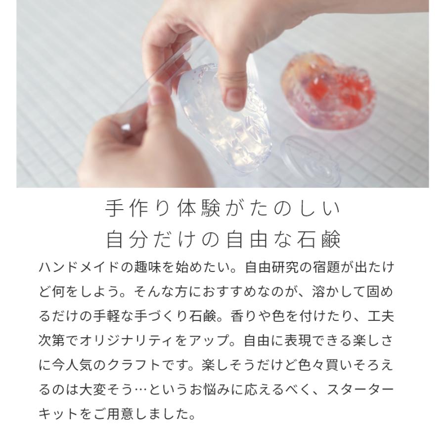 手づくり石鹸スターターセット ベーシック／1個 メール便送料無料 石鹸
