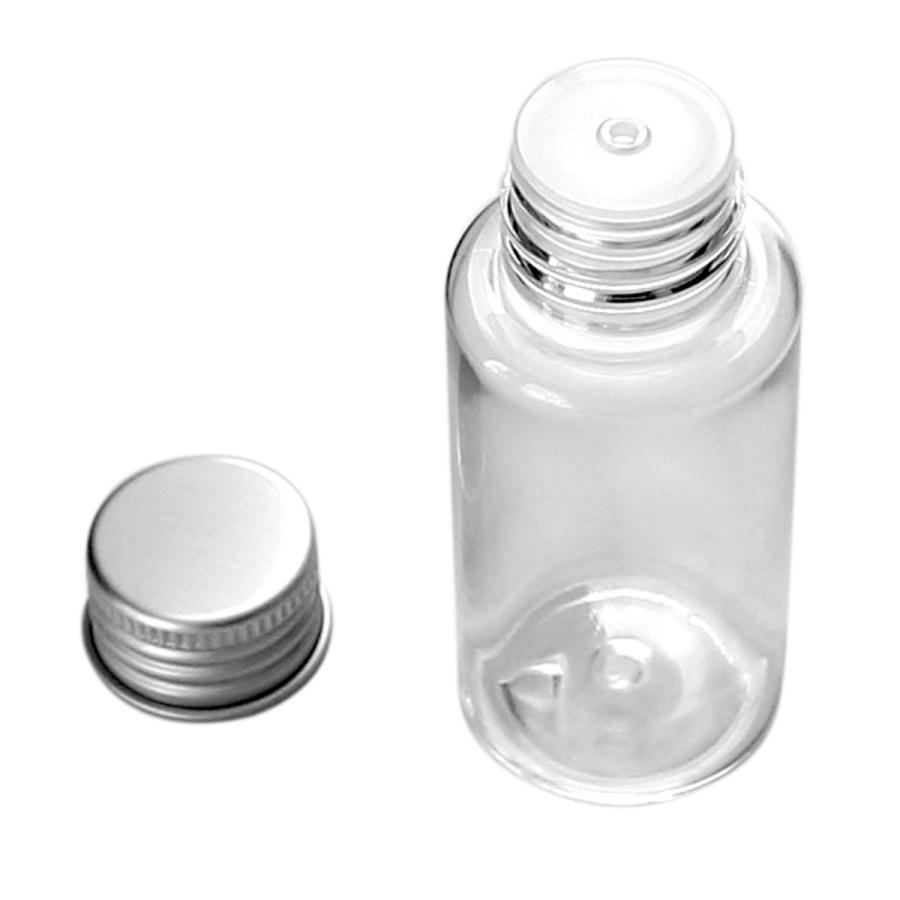 あすつく クリアプラボトル ドロッパー アルミキャップ 50ml 1個 化粧水 トナー 容器 透明 詰め替え アトマイザー コスメ Microsoftwaypoint Com