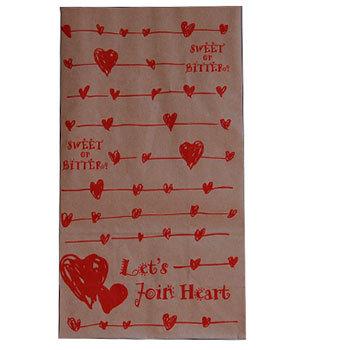 スクエアバックM・ジョイントハート／1個 手作り石鹸 石けん ハンドメイド ラッピング ギフト プレゼント お弁当にも 爆買 | 