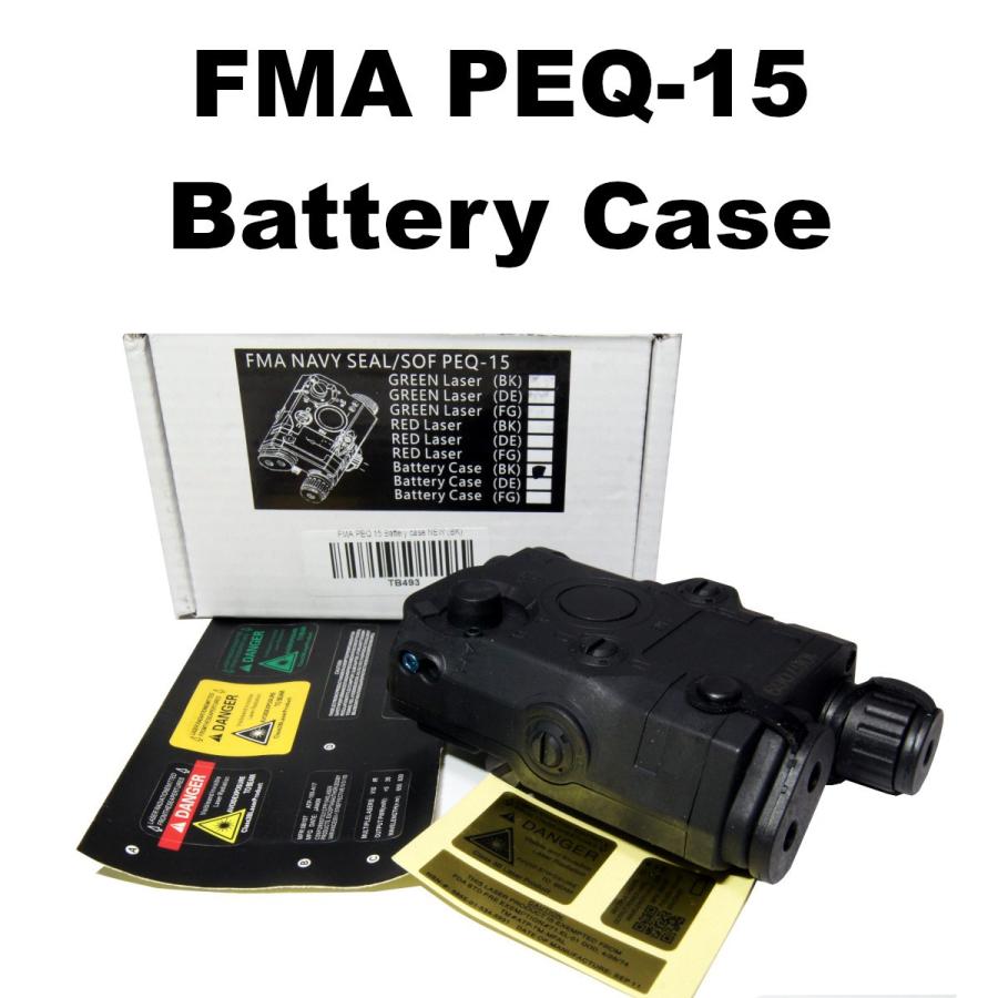 FMA PEQ-15 タイプ バッテリーケース 740-1050 エアガン 電動ガン リポ ...