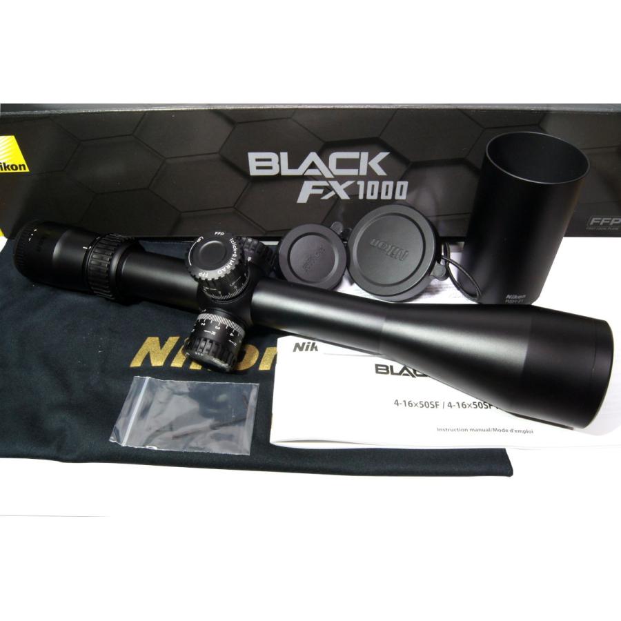 Nikon BLACK FX1000 4-16x50 サイドフォーカス FFP ライフルスコープ FX-MRAD レティクル 773-1096 実猟 ハンティング 散弾銃 エアライフル ライフル｜mmoptics｜11