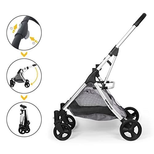 Beberoadペットカート ペットバギー 多機能折りたたみ式猫小型犬ペットベビーカー 取り外し可能なバスケット 金属製のハンドル 前輪360°回転 Beberoadペットカート ペットバギー 多機能折りたたみ式猫小型犬ペットベビーカー 取り外し可能なバスケット 金属製のハンドル