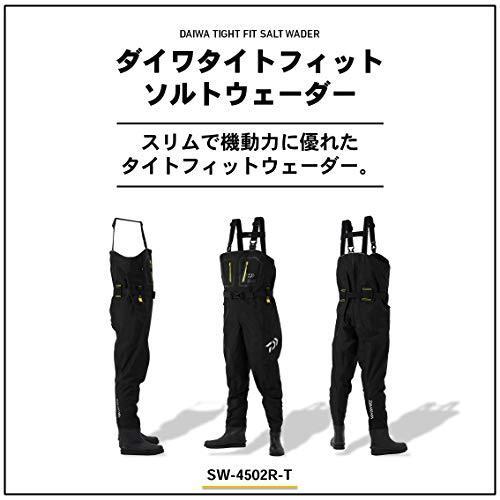 ダイワ(DAIWA) フィッシングウェーダー タイトフィット ソルトウェーダー(先丸) ブラック M SW-4502R-T cm