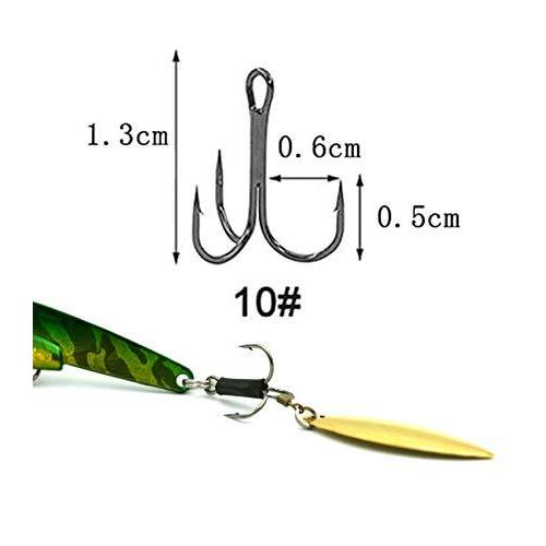 超歓迎 フック付 ブレード Ocean スピン 釣り Blue １０個セット スピンテールジグ フックサイズ 10 セット ルアー ヒラメ シーバス その他釣り具 Www We Job Com