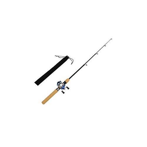 驚きの値段で 両軸リール コンパクトロッド 穴釣り用釣竿セット Viltage 100cm ブルー ロッドケース付き 海水対応 ブラクリ 穴釣り ロッドケース Www We Job Com