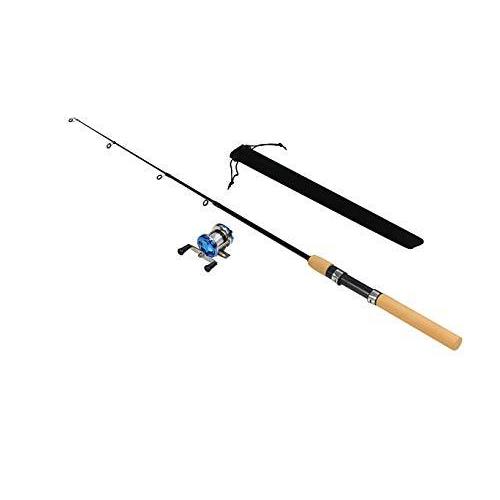 驚きの値段で 両軸リール コンパクトロッド 穴釣り用釣竿セット Viltage 100cm ブルー ロッドケース付き 海水対応 ブラクリ 穴釣り ロッドケース Www We Job Com