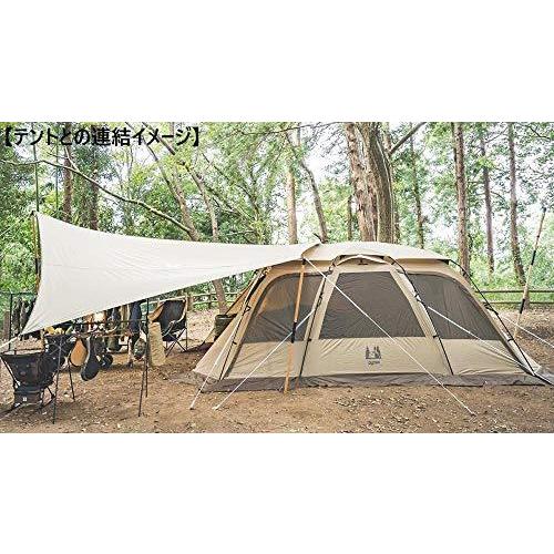 ogawa(オガワ) アウトドア キャンプ タープ システムタープヘキサDX ダークブラウン 3331 