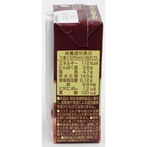 守山乳業 一日分の鉄分 ココア 125ml ×24本｜mmp-shop｜03