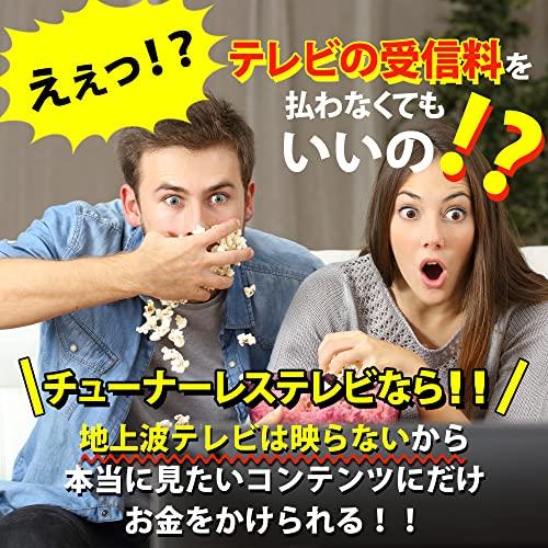 RCA 4K チューナーレステレビ 50V型 地上波が映らない 大画面で