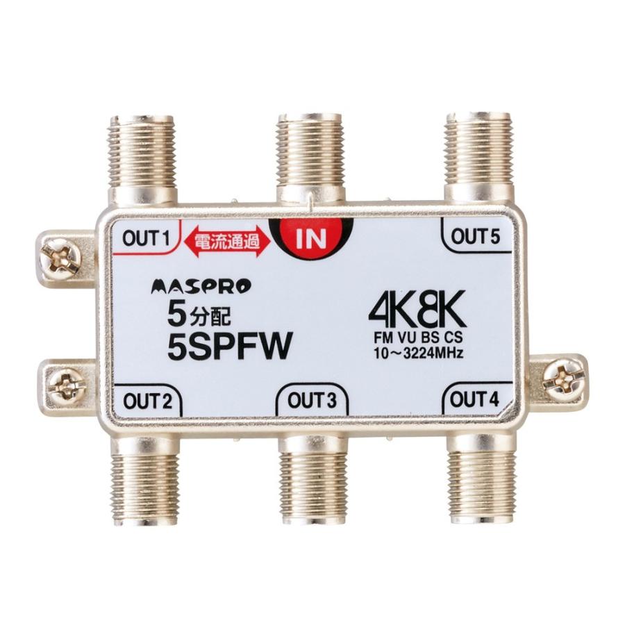 マスプロ 4K・8K衛星放送（3224MHz）対応 1端子電流通過型 双方