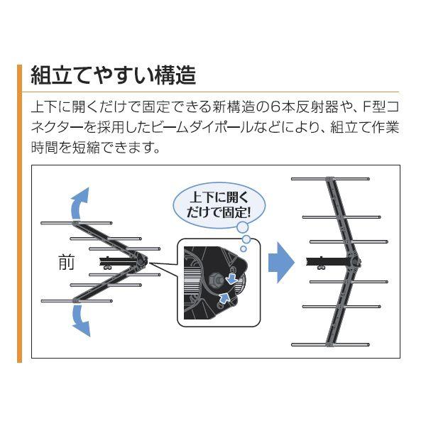 マスプロ 家庭用 高性能UHFアンテナ 20素子（ch.13〜52） LS206 (LS20 後継機種)｜mmq｜03