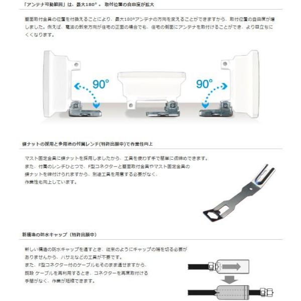 マスプロ 壁面取付用 ブースター内臓 地デジアンテナ スカイ マスプロ 壁面取付用 ブースター内臓 地デジアンテナ スカイ
