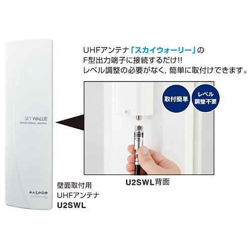 マスプロ UHFラインブースター（18dB型） UB18L(A) (増幅部のみ
