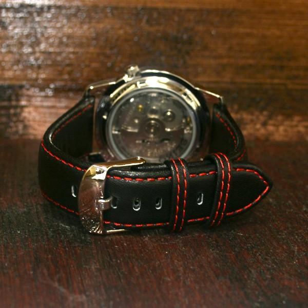 セイコー 逆輸入 セイコー5 海外モデル SEIKO5 メンズ 自動巻き 腕時計 ブラック文字盤 ブラックレザーベルト SNKK31K1 BCM004R1S 在庫終わり次第終了｜mmr2｜03