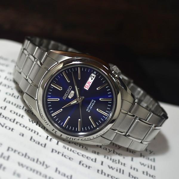 セイコー5 海外モデル 逆輸入 SEIKO5 腕時計 メンズ ブルー文字盤 