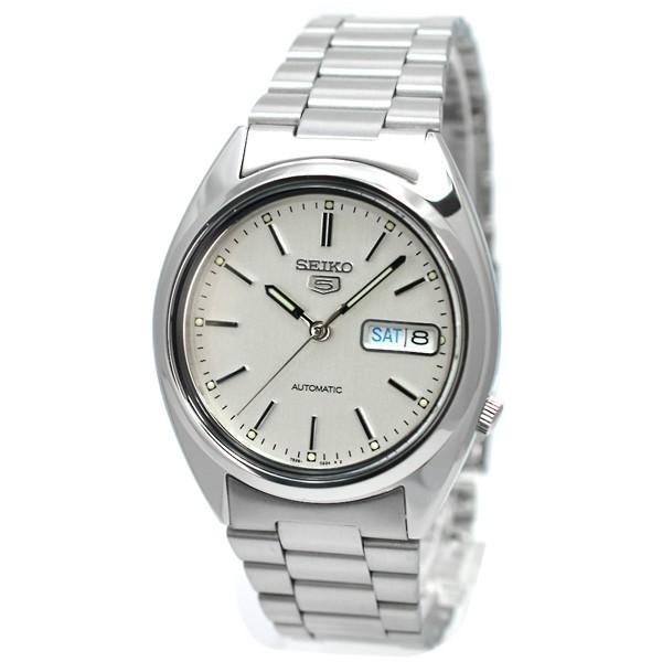 Seiko 5 セイコー5 海外モデル 逆輸入 SEIKO5 腕時計 メンズ シルバー 