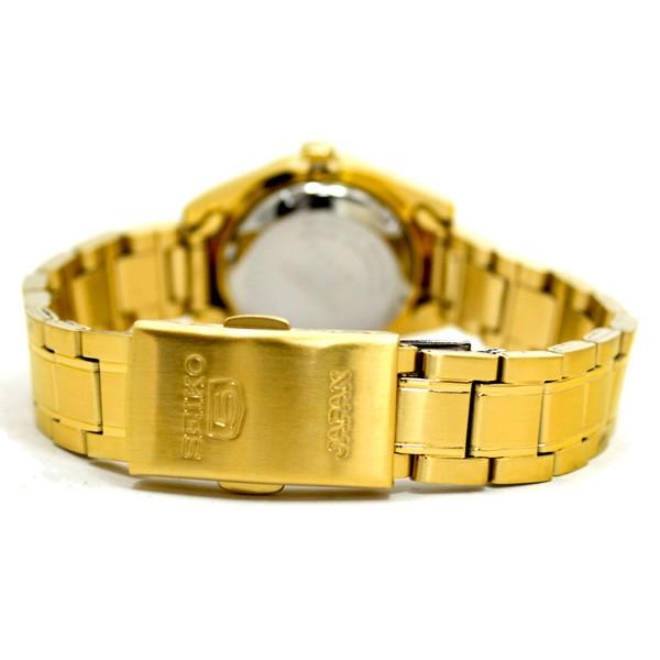 ヒロ♡専用 美品✨SEIKO5自動巻き　ゴールド レディース腕時計 デイデイト 美品 稼働】SEIKO 5 レディース腕時計 自動巻き ゴールド デイデイト