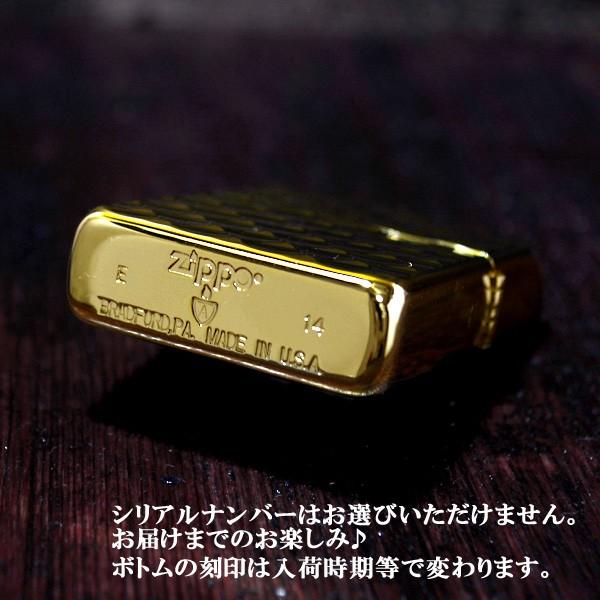ZIPPO ジッポー アーマー 限定 ライター ディンプルカット ゴールド  