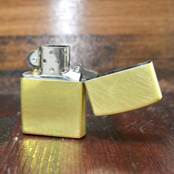 ZIPPO ジッポー レギュラークロス ライター ユーズド加工 ブラス