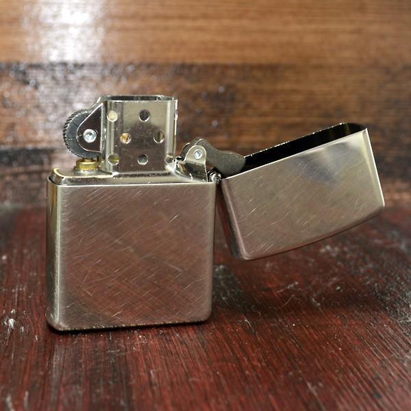 ジッポー ZIPPO レギュラークロス ライター ユーズド加工 シルバー ニッケル B｜mmr2｜02