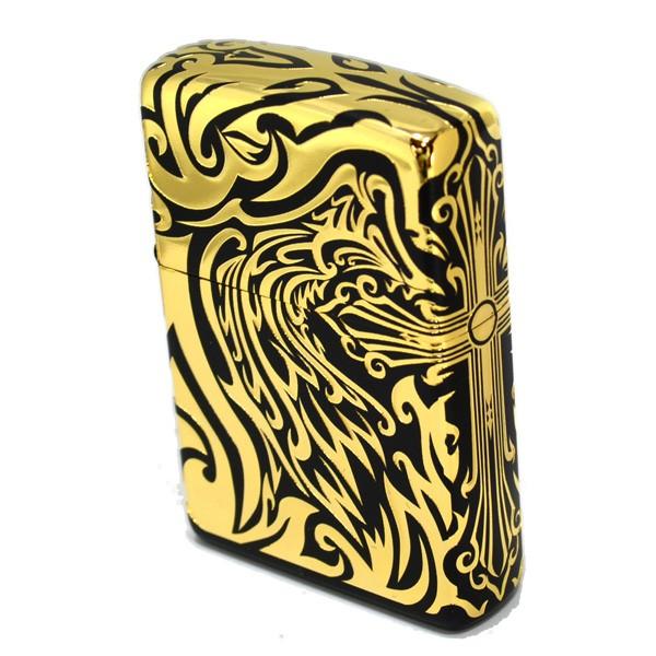 Zippo ゴールド ストライプライター ZIPPO（ジッポー） 限定 アーマー ダブルストライプ ジッポ ライター