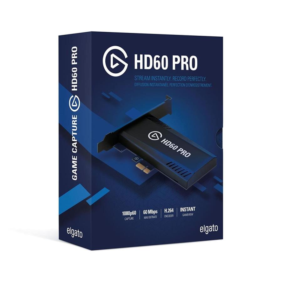 Elgato PCIeキャプチャーボード HD60 Pro 4K/60fps HDR10パススルー 低