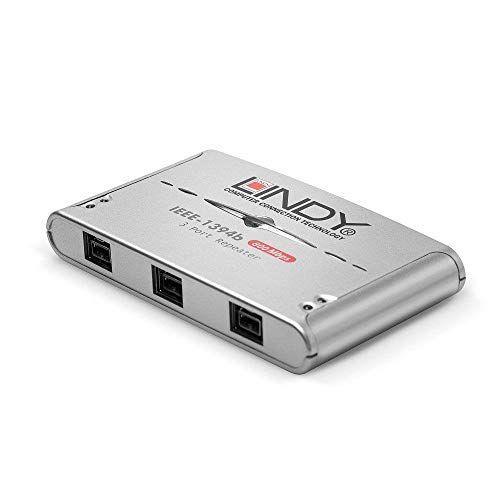 LINDY 3ポート FireWire800 リピーターハブ (型番:32911)