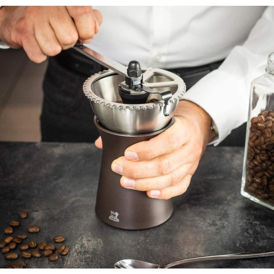 プジョー コーヒーミル 手挽き 粗さ調節 43段階 クロノス PEUGEOT 35853 コーヒーミル 手挽き 粗さ調節 43段階 クロノス PEUGEOT