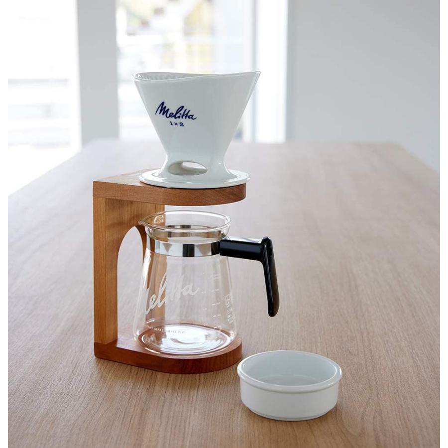 ネット限定】【ネット限定】メリタ Melitta コーヒー ドリッパー 2~4杯用 プレミアムフィルター 1×2 受皿・メジャースプーン付き 日本製 波佐見焼 PF- バーベキュー、調理用品 メリタ プレミアムフィルター PF-WH 1x2 コーヒーフィルター ドリッパー 2〜4杯用 波佐見焼 珈琲 器具 日本製