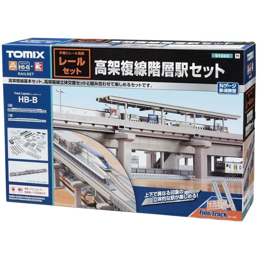 TOMIX Nゲージ 高架複線階層駅セット レールパターンHB-B 91043 鉄道模型用品 Nゲージ 高架複線階層駅セット レールパターンHB 鉄道模型用品
